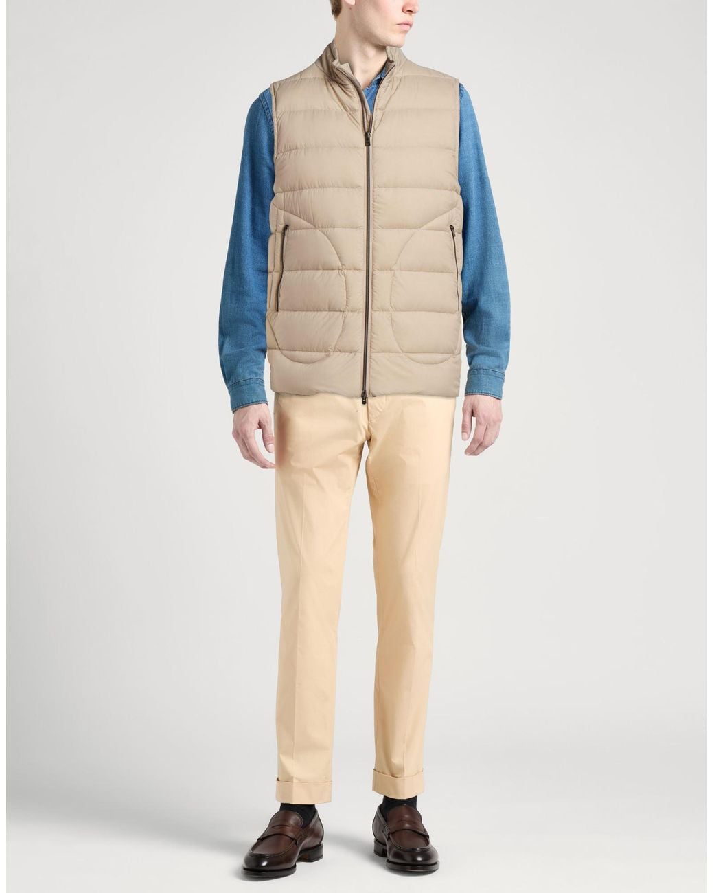 Herno Natural Vest Polyamide, Polyurethane for men