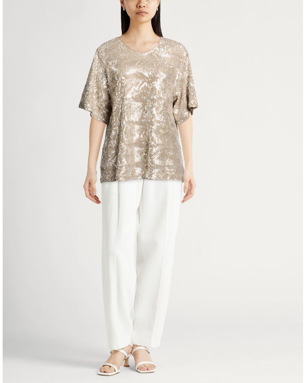 Forte_forte Natural Top Polyester, Elastane