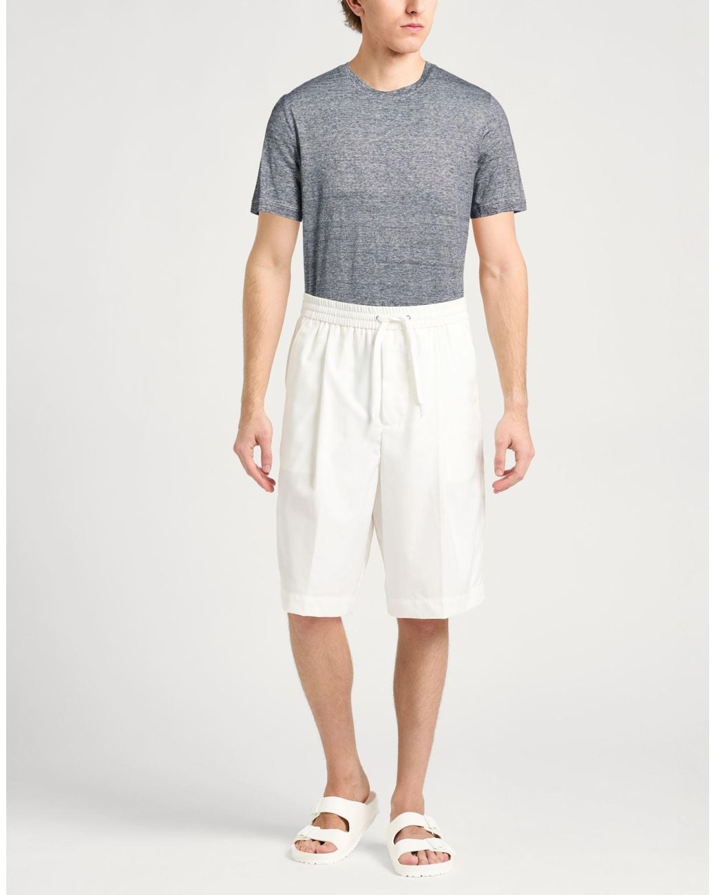 Zanone Gray T-Shirt for men