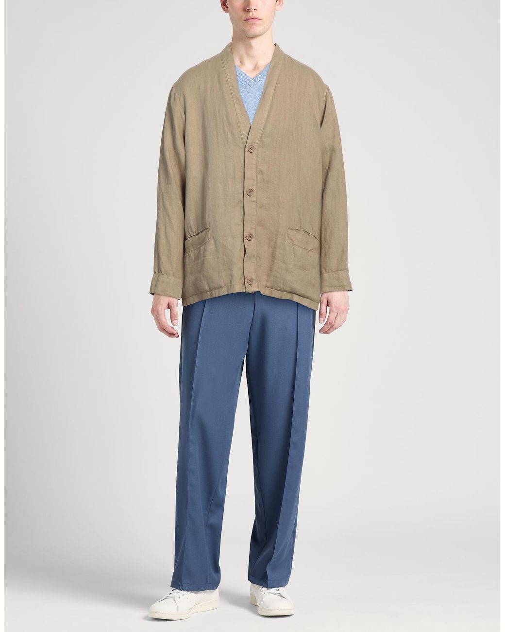 Aspesi Brown Jacket Hemp for men