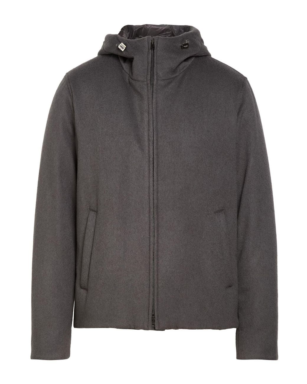 Herno Gray Jacket Cashmere for men