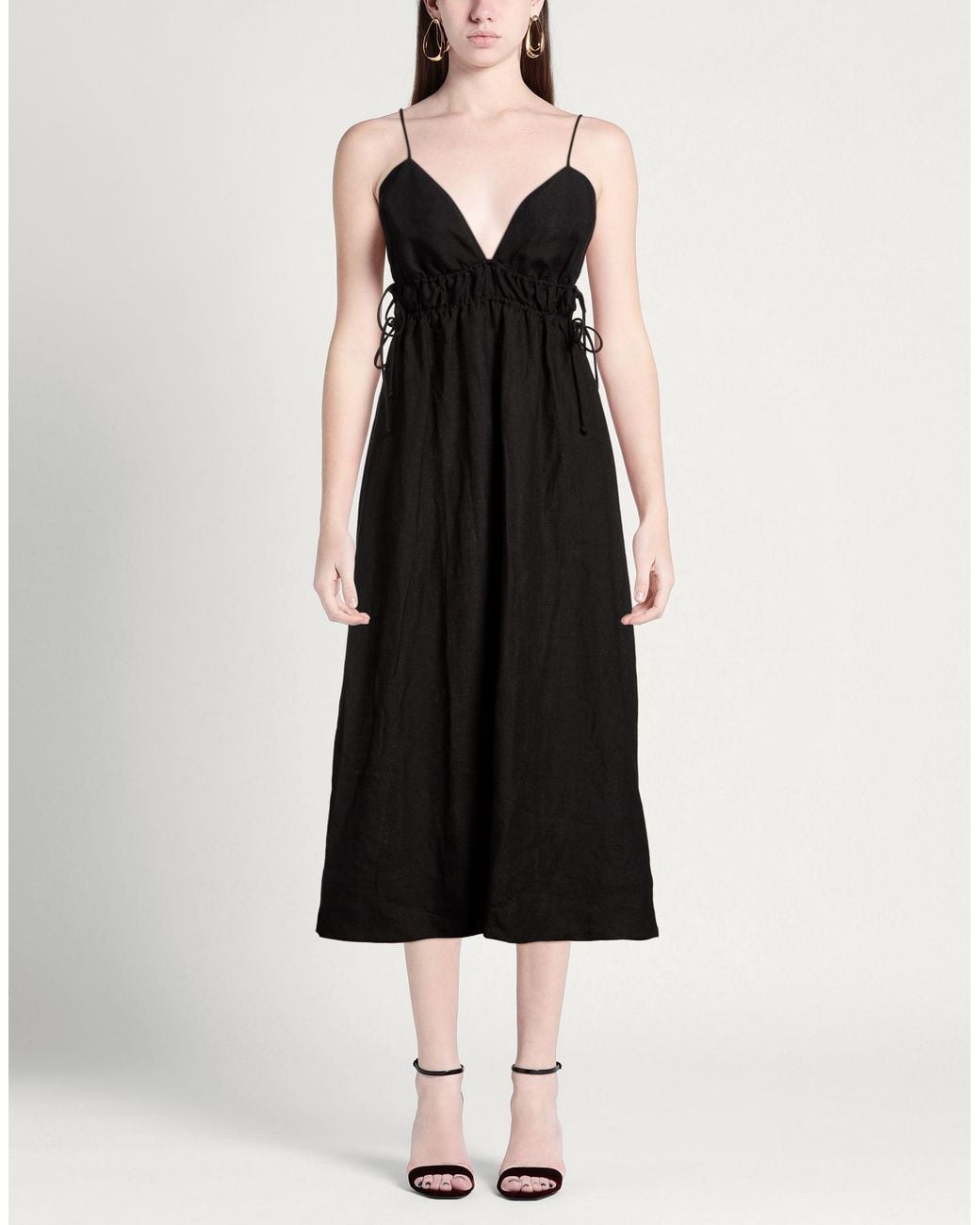Casa Raki Black Midi Dresses