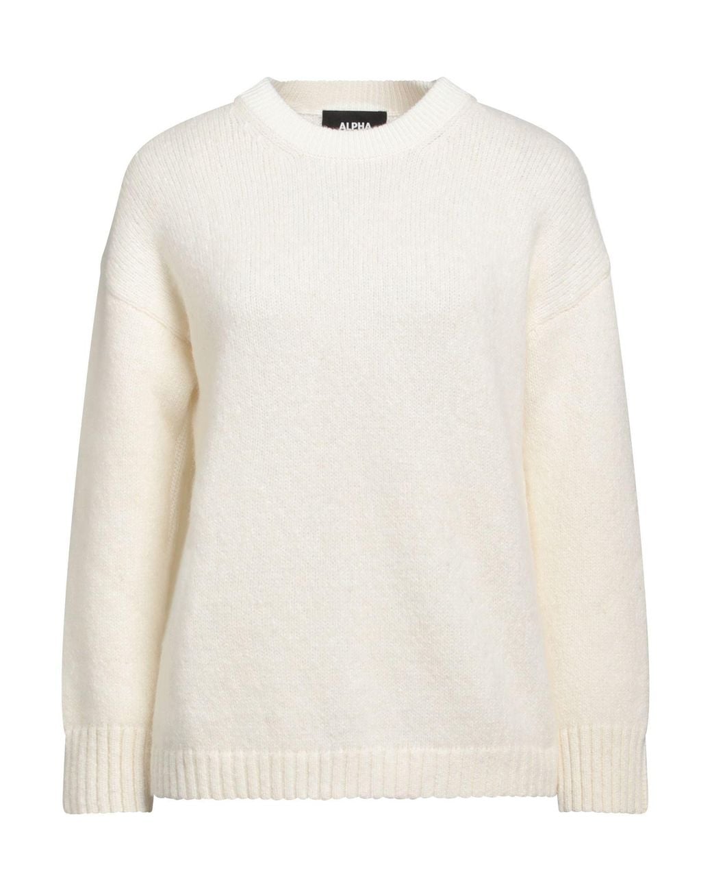 Alpha Studio White Jumper