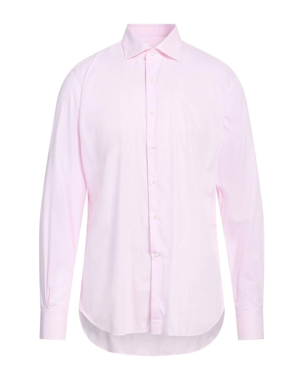 Alessandro Gherardi Pink Shirt Cotton for men