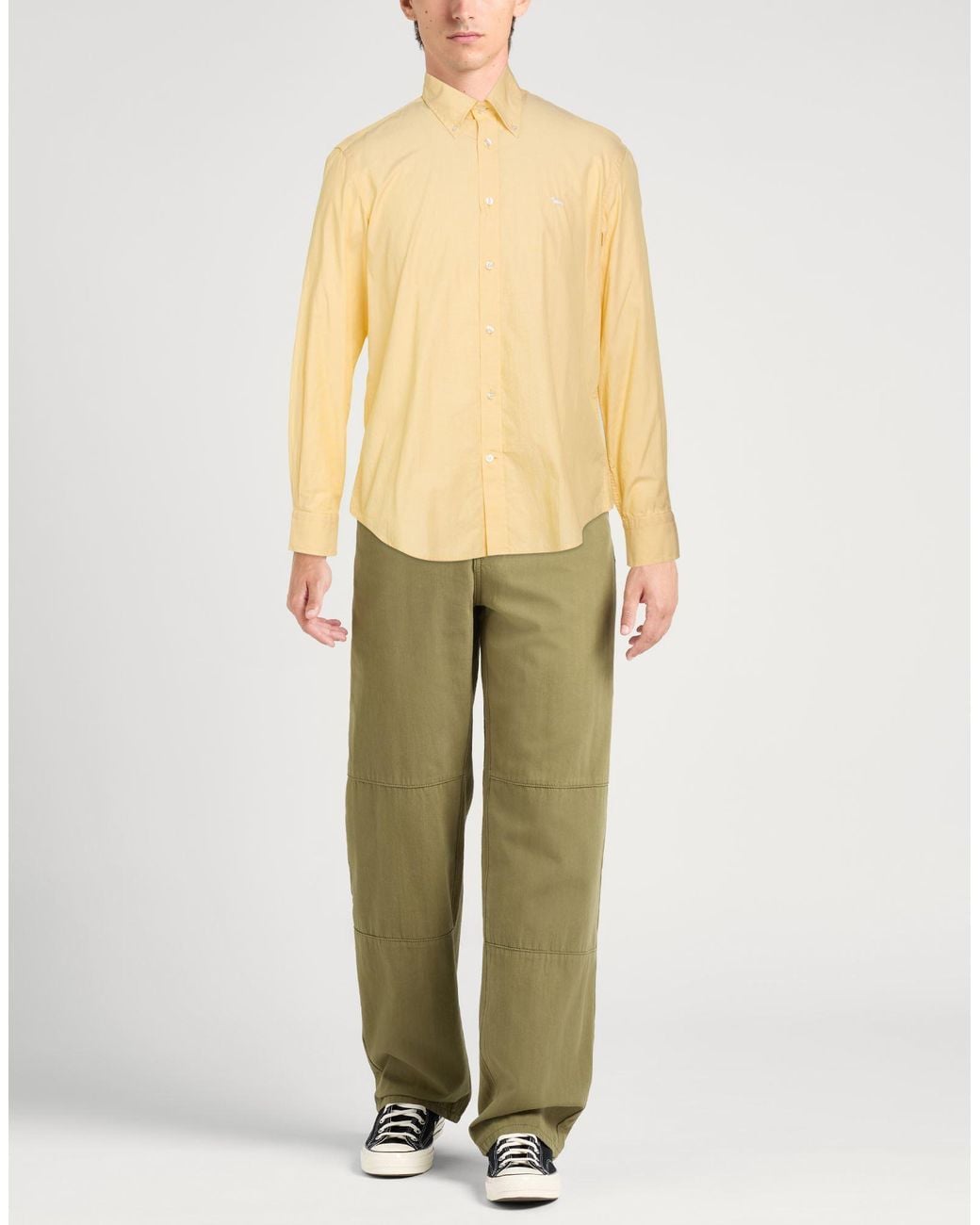 Harmont & Blaine Yellow Shirt Cotton for men
