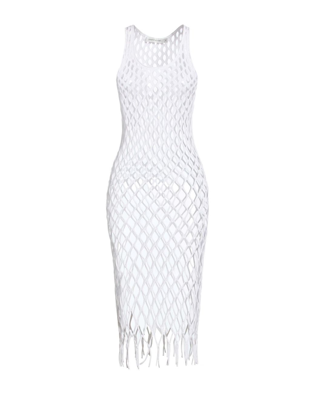 Christopher Esber White Midi-Kleid