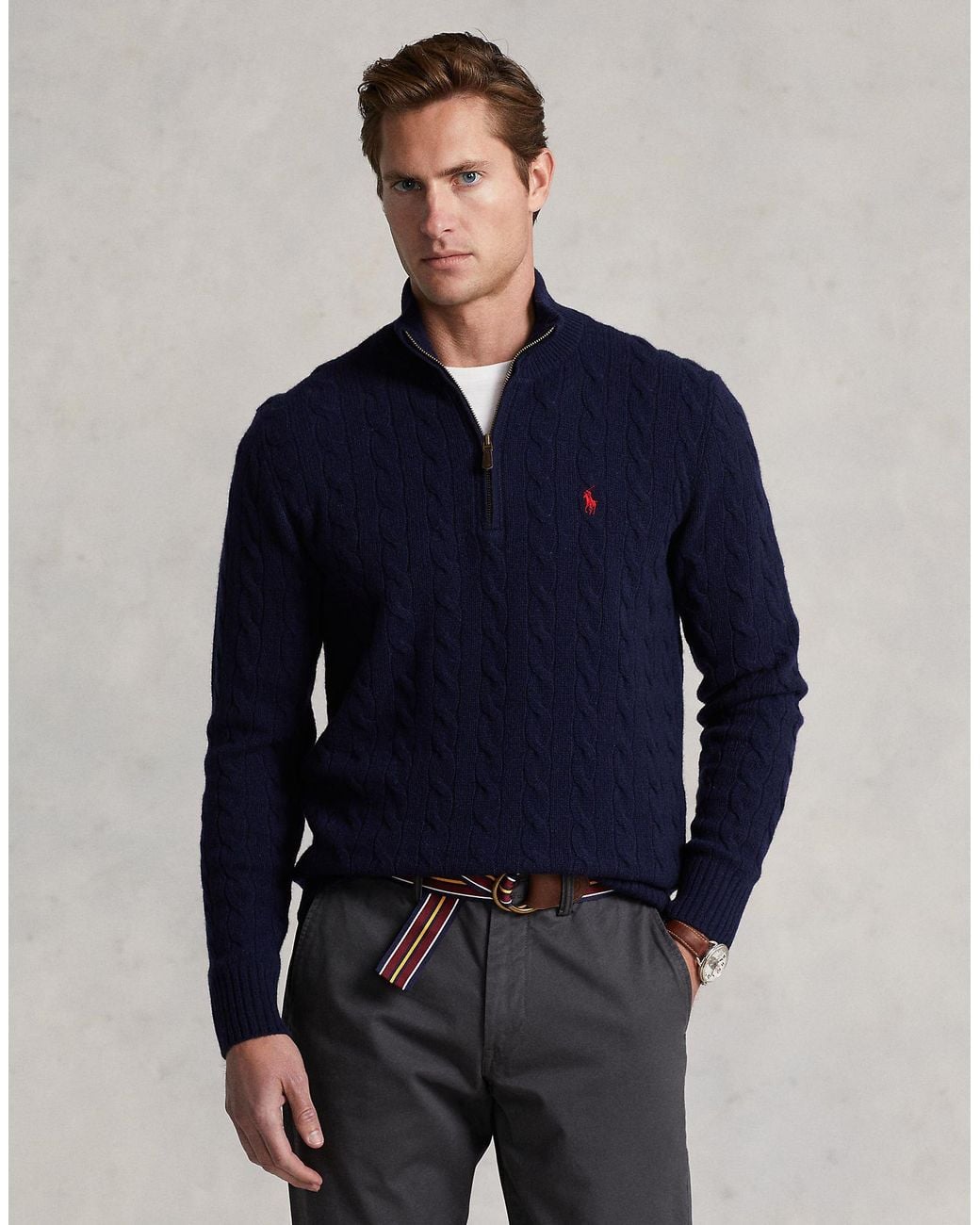 Polo Ralph Lauren Blue Turtleneck for men
