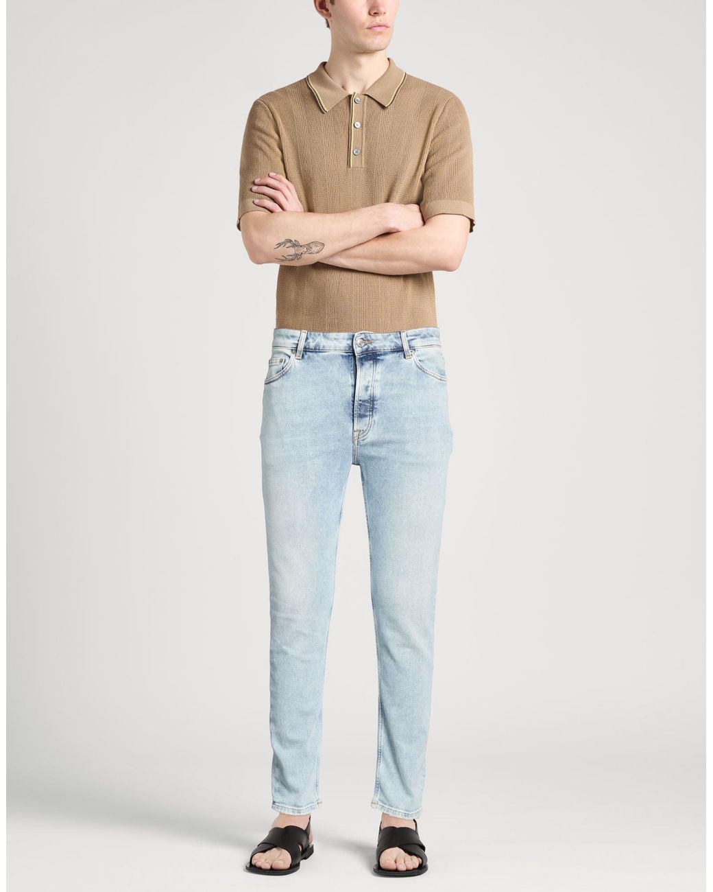 Department 5 Blue Jeans Cotton, Elastane for men