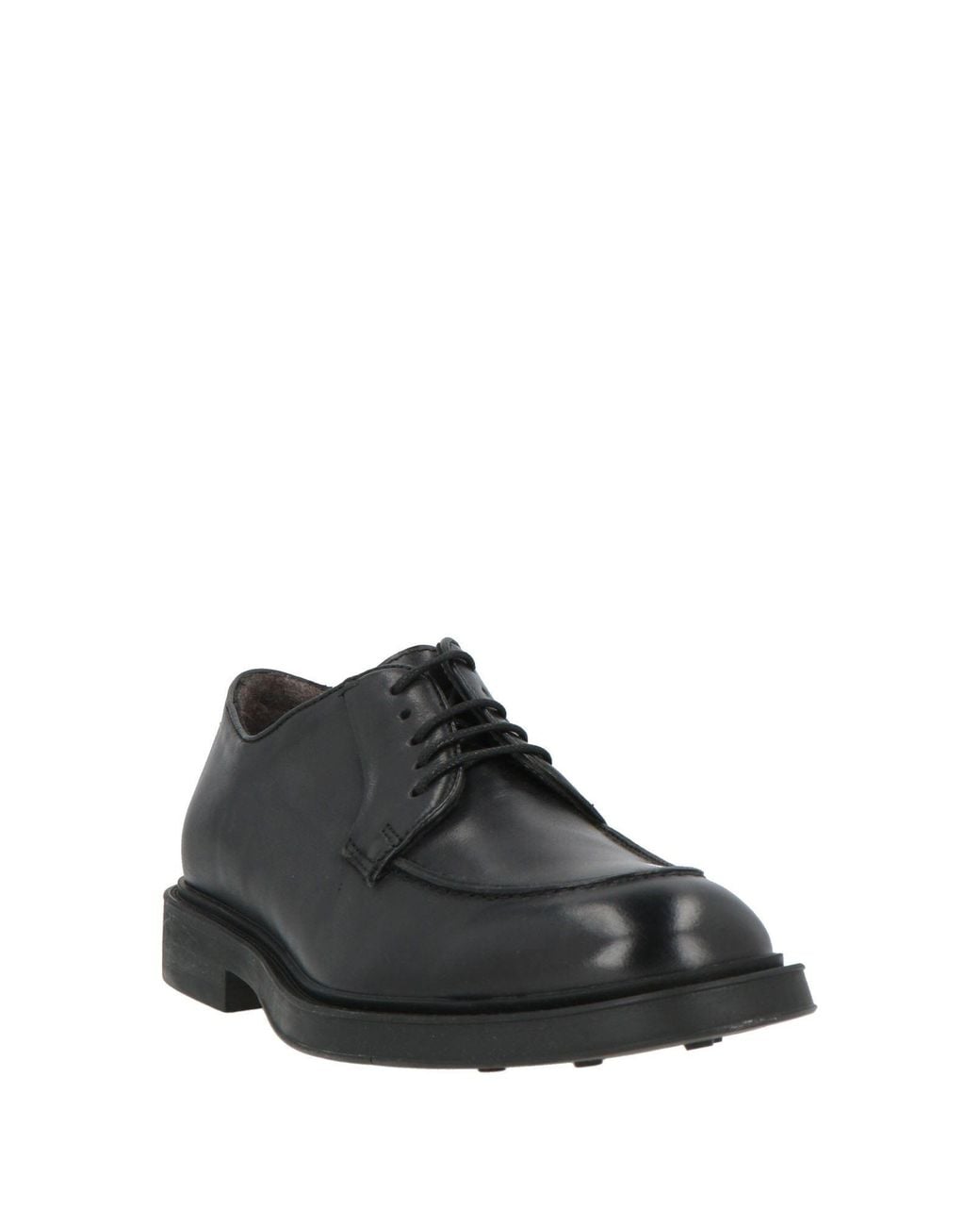 Pollini Black Lace-Up Shoes for men
