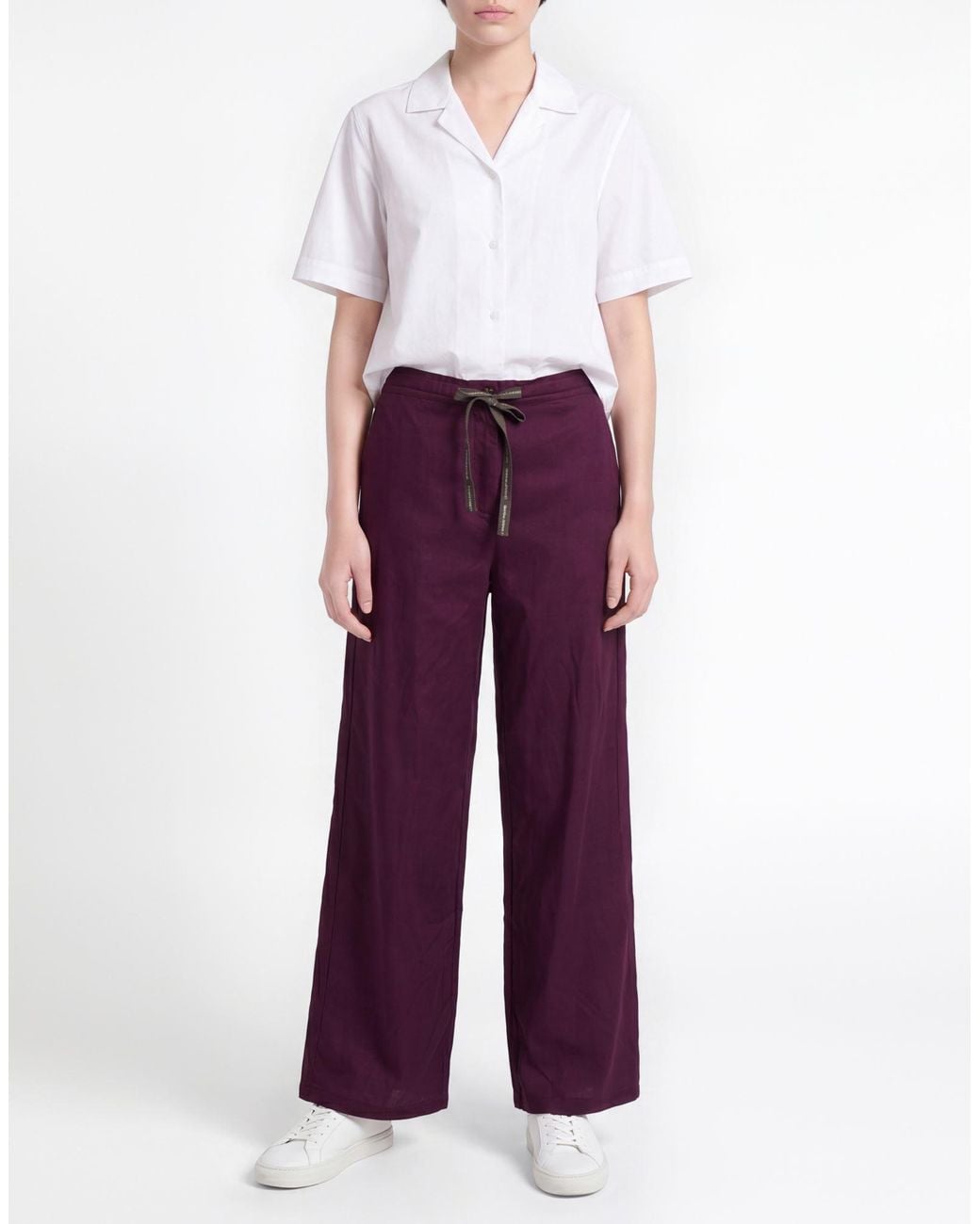 Colmar Purple Pants Cotton