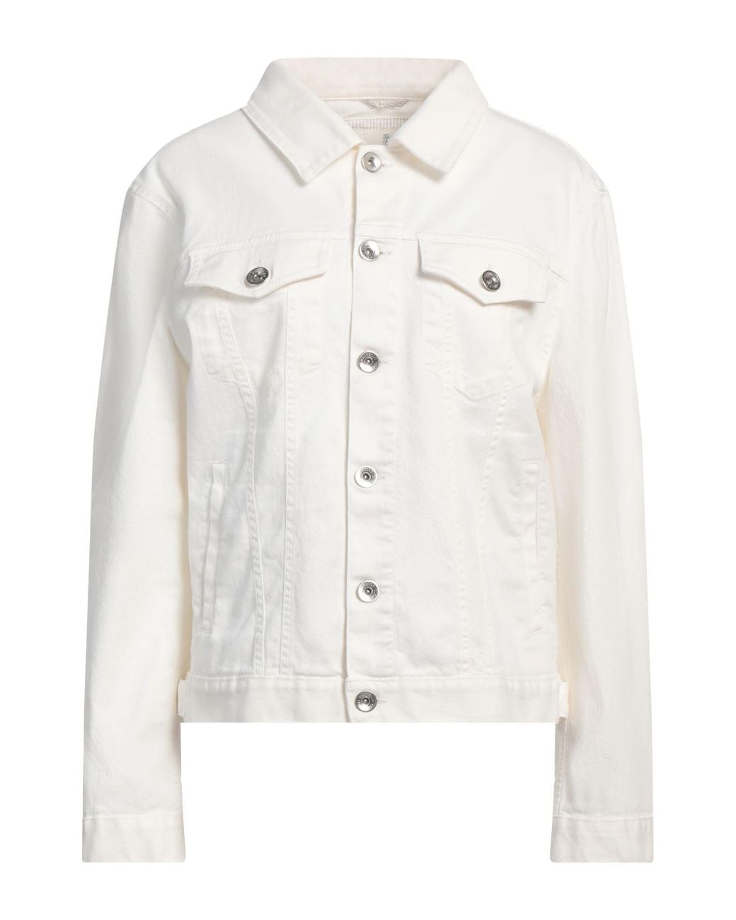 Brunello Cucinelli White Denim Outerwear for men