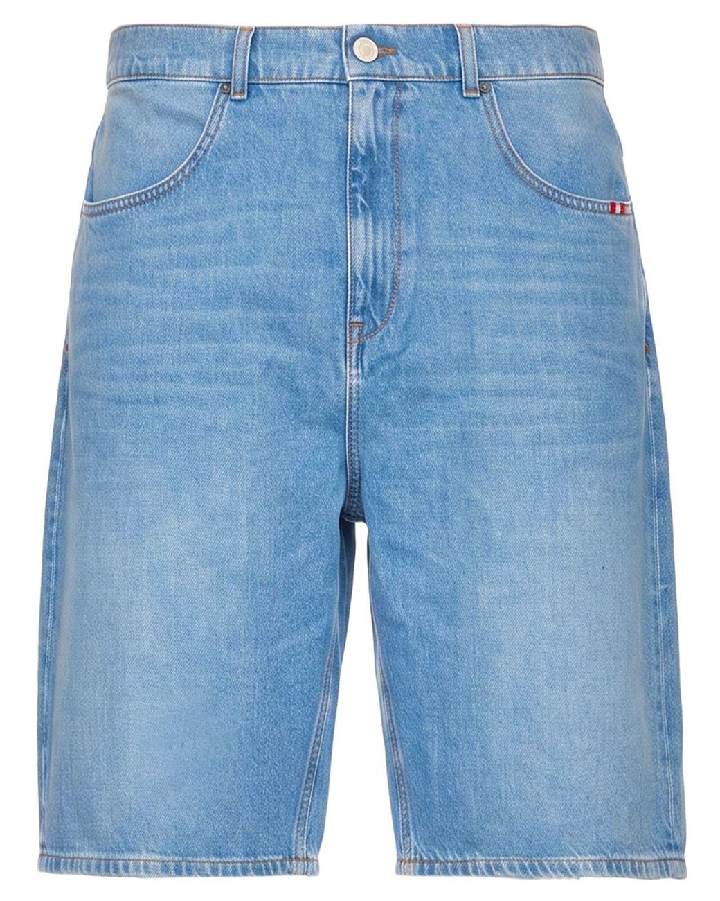Amish Supplies Blue Denim Shorts for men