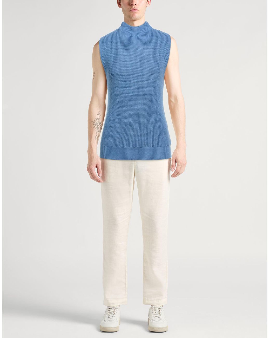 Daniele Fiesoli Blue Jumper for men