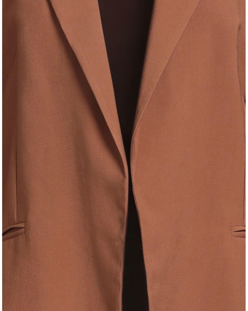 Liu Jo Brown Blazer Viscose, Polyester
