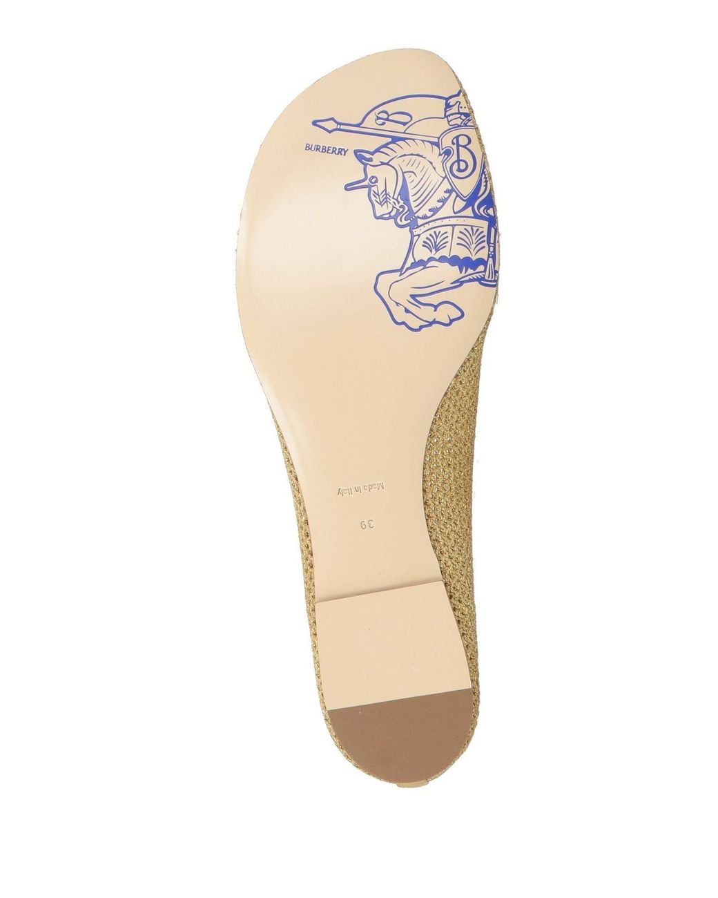 Burberry Natural Ballet Flats