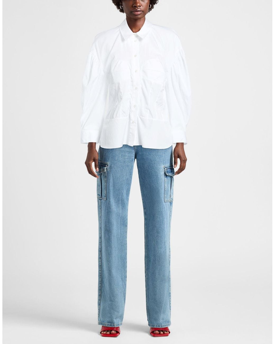 Simone Rocha White Shirt Cotton