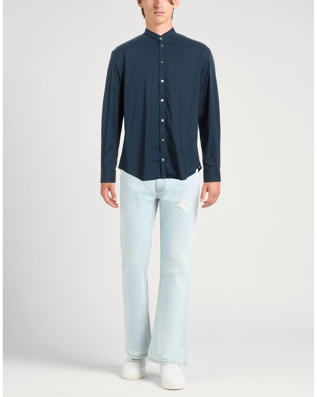 Emporio Armani Blue Shirt for men