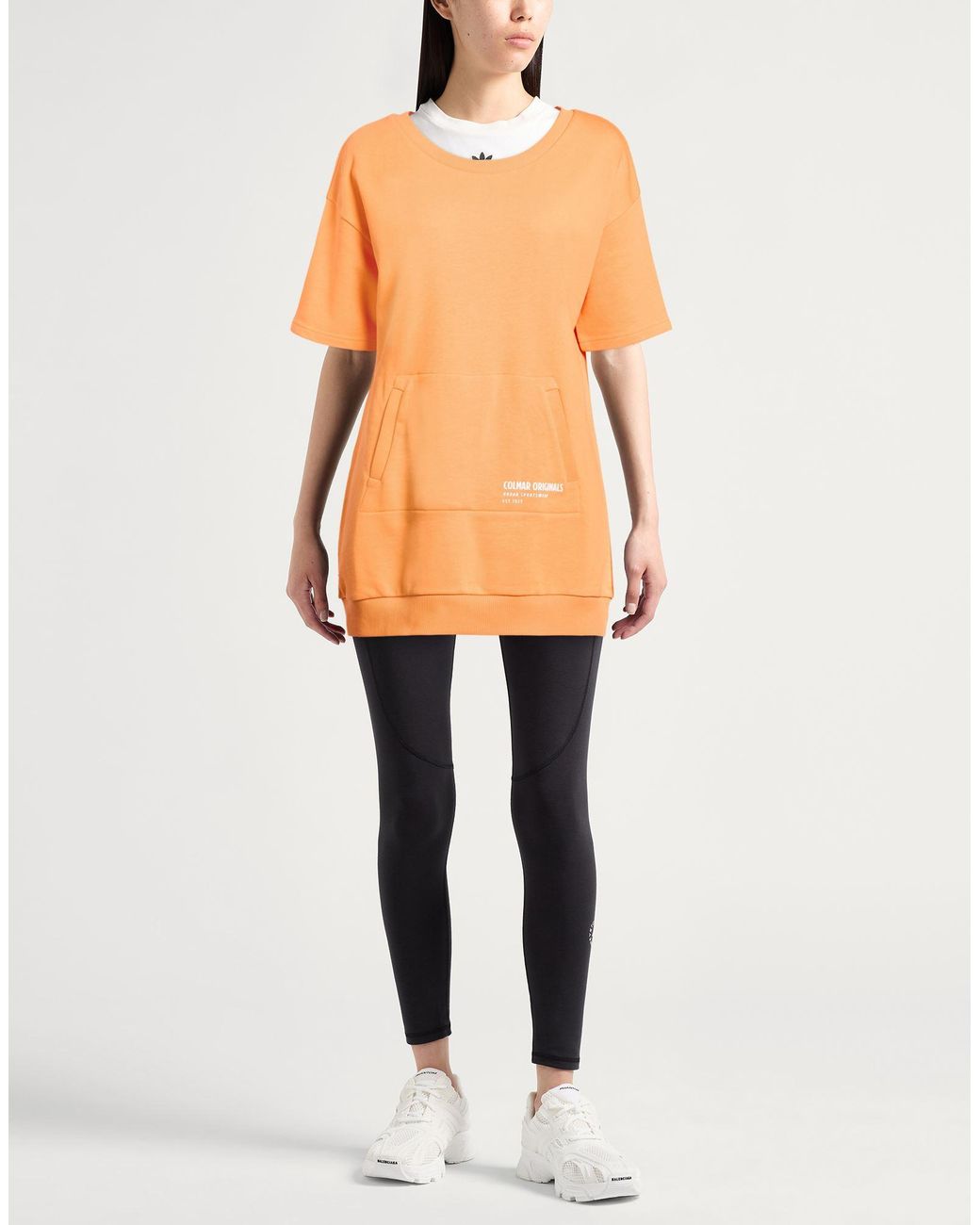 Colmar Orange Sweatshirt Cotton, Polyester