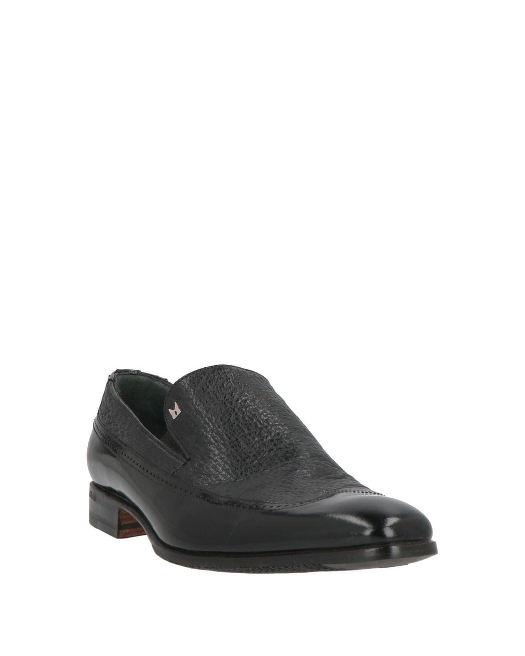Moreschi Black Loafers Leather for men