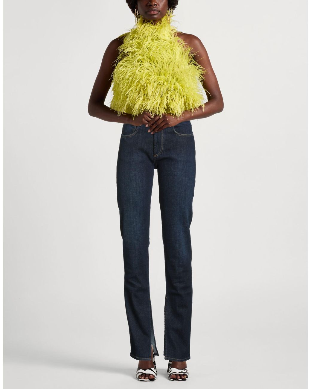 Pinko Blue Denim Jeans Cotton, Elastane