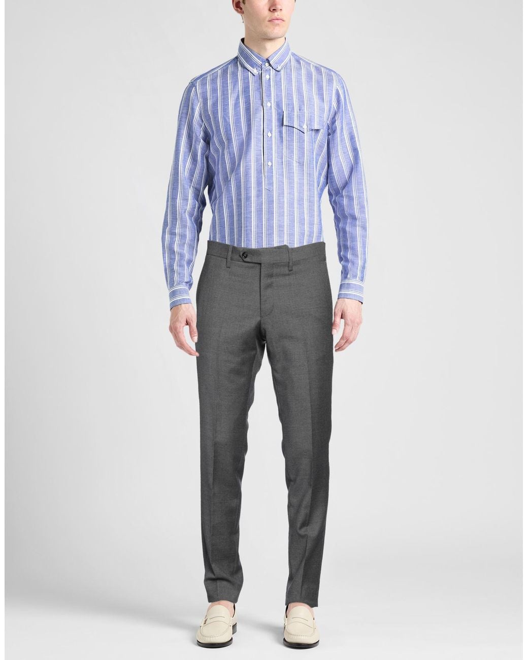 Trussardi Gray Trouser for men