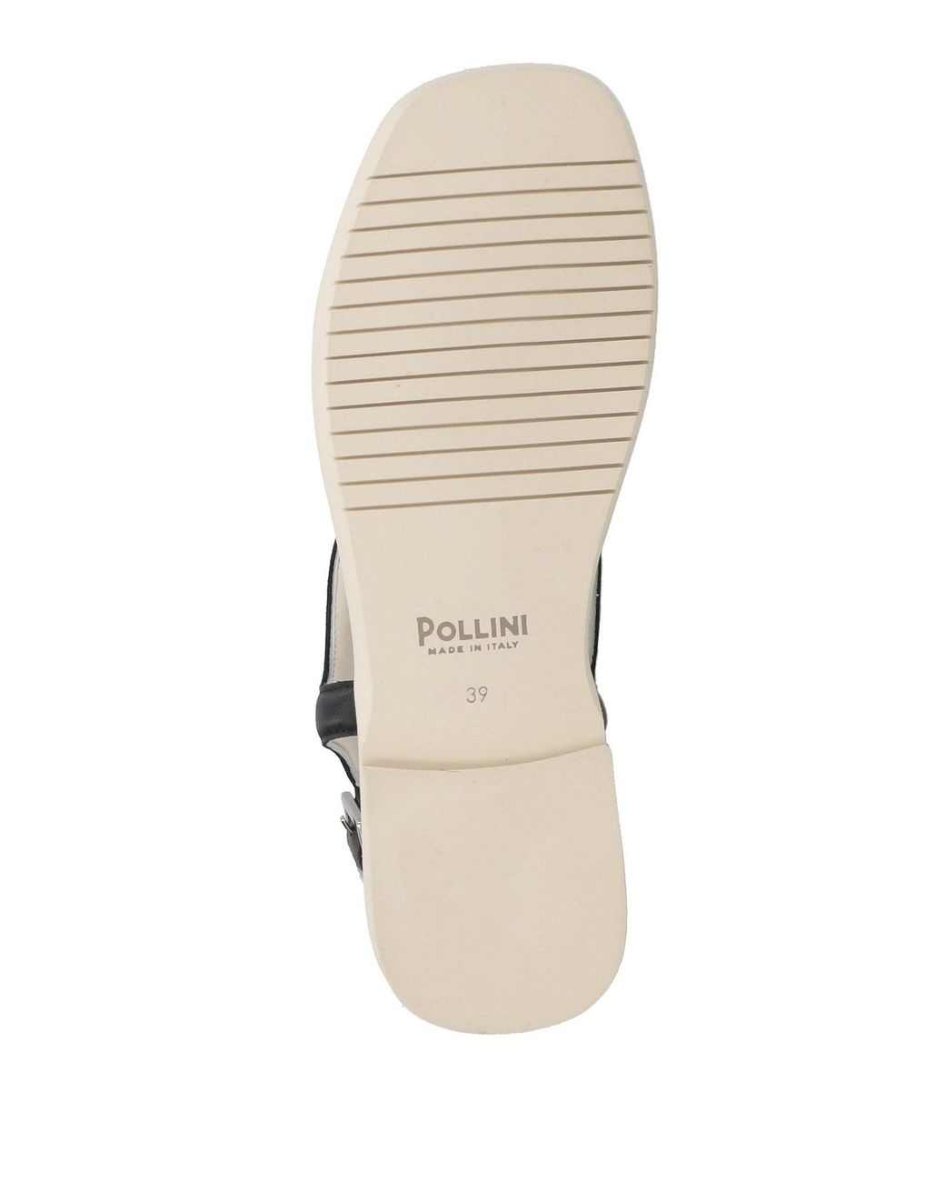 Pollini Black Thong Sandal