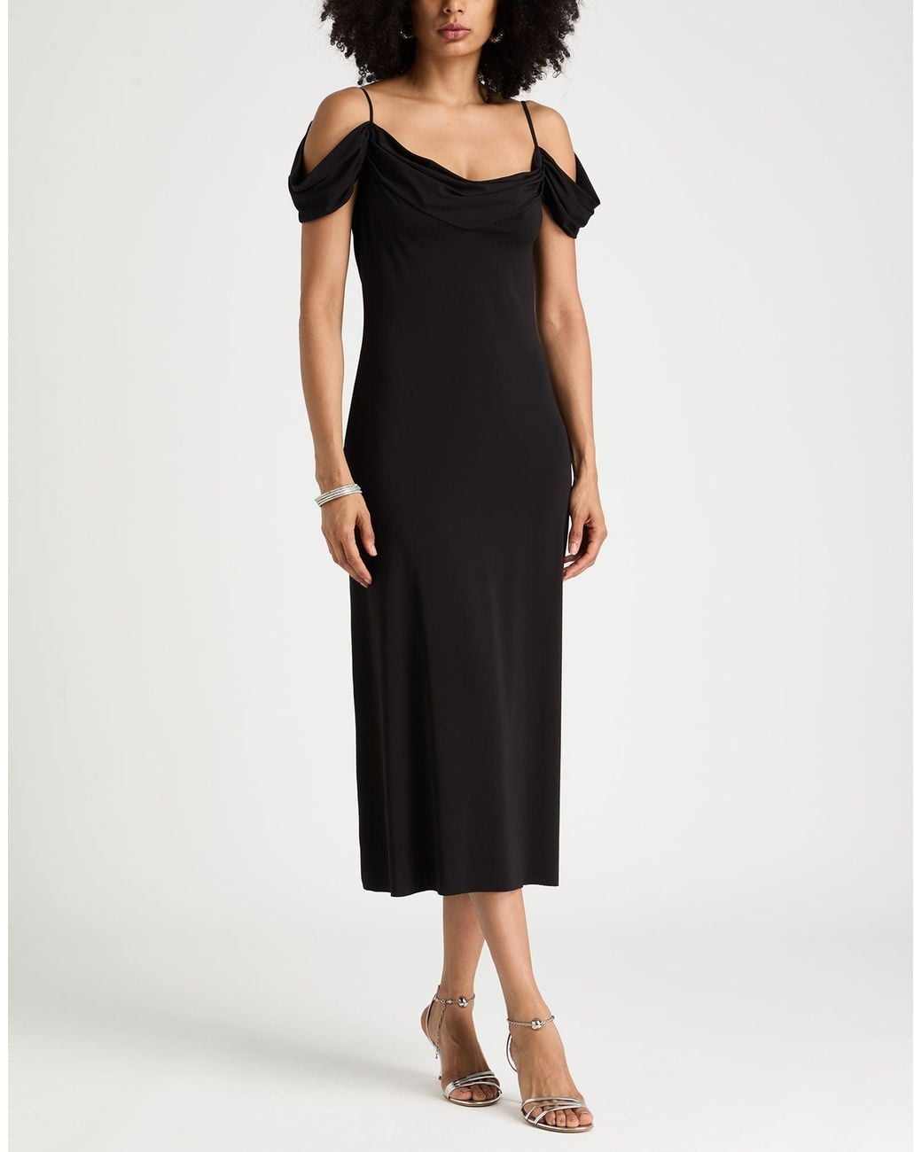 Amen Black Midi Dresses