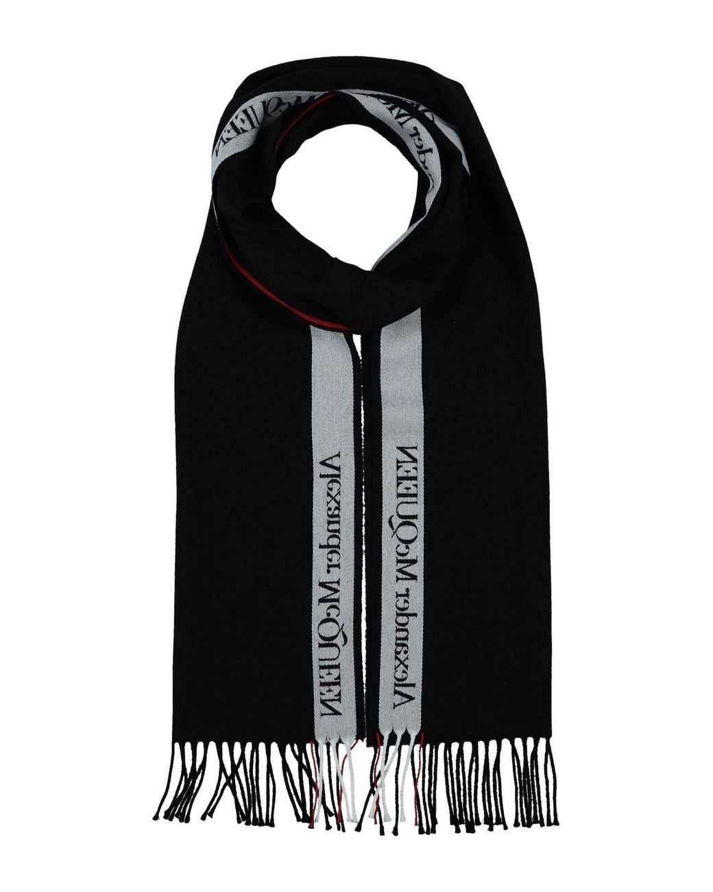McQueen Black Scarf