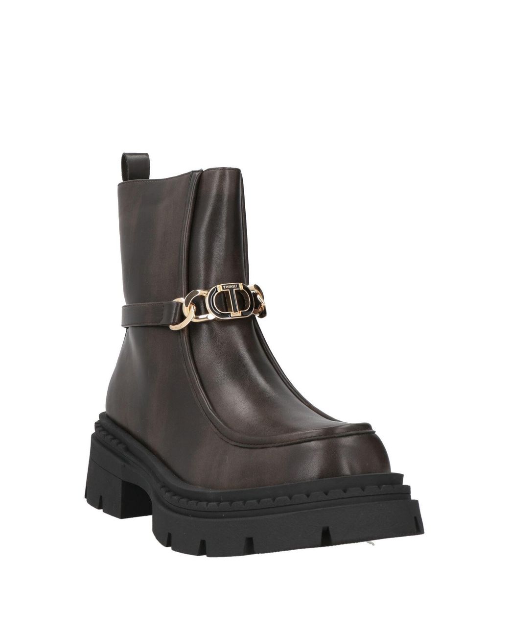 Twinset Brown Ankle Boots