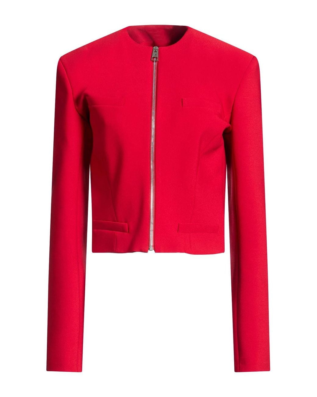 The Attico Red Jacket Polyester, Elastane