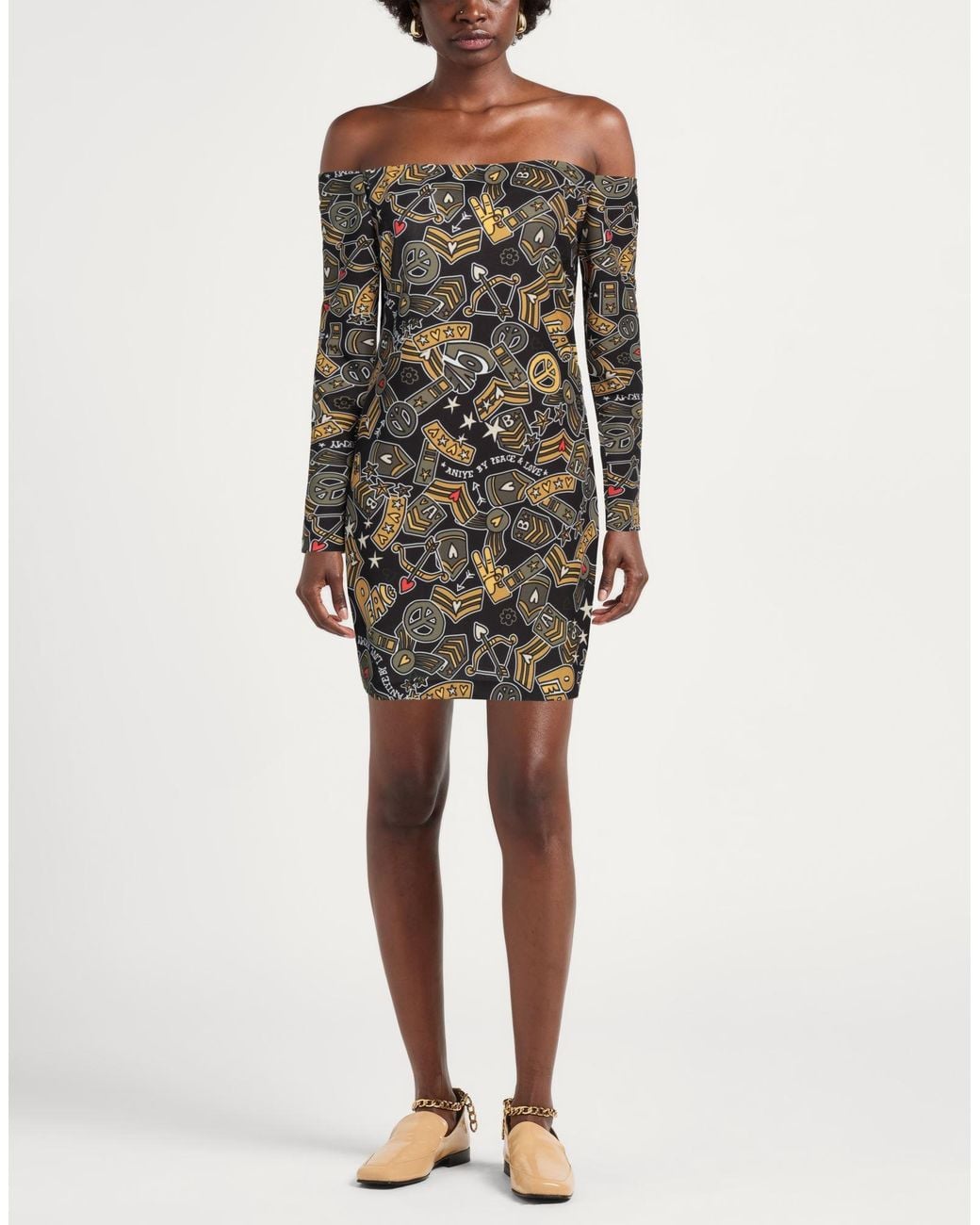 Aniye By Black Mini Dress Viscose
