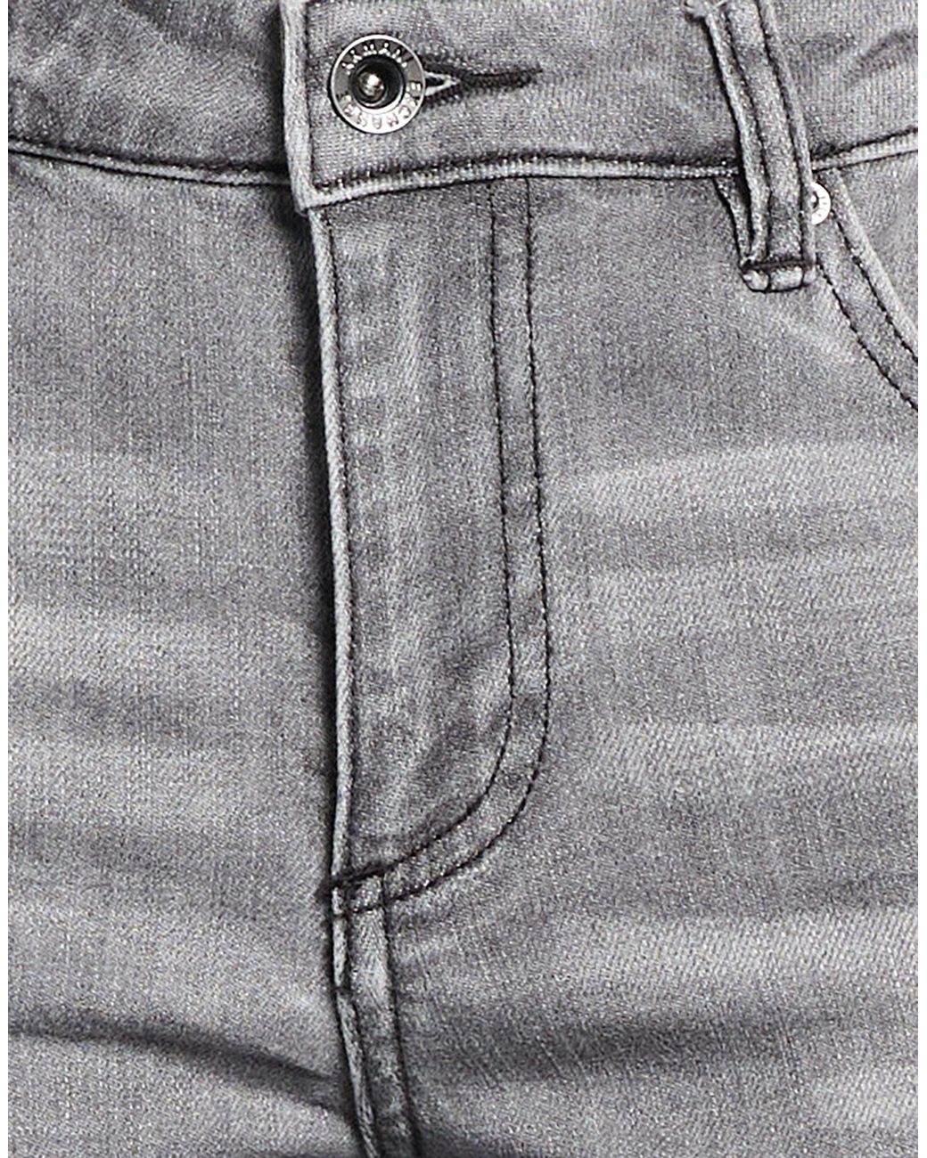 ARMANI EXCHANGE Gray Jeans Cotton, Polyester, Elastane