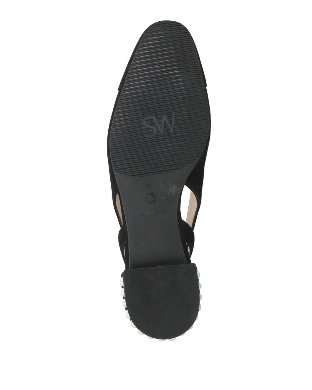 Stuart Weitzman Black Ballet Flats Leather