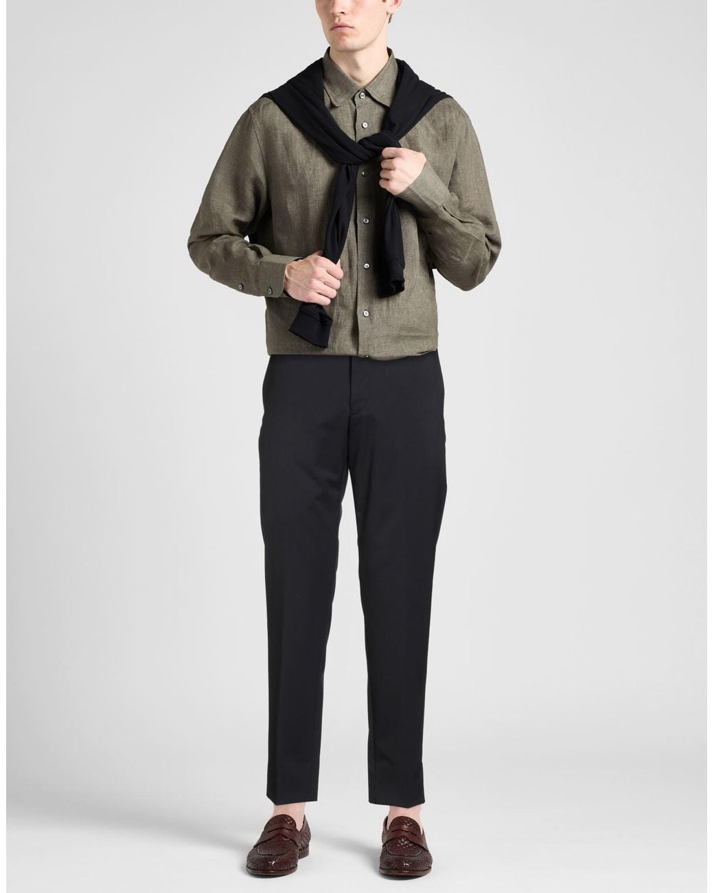 Moorer Blue Trouser for men