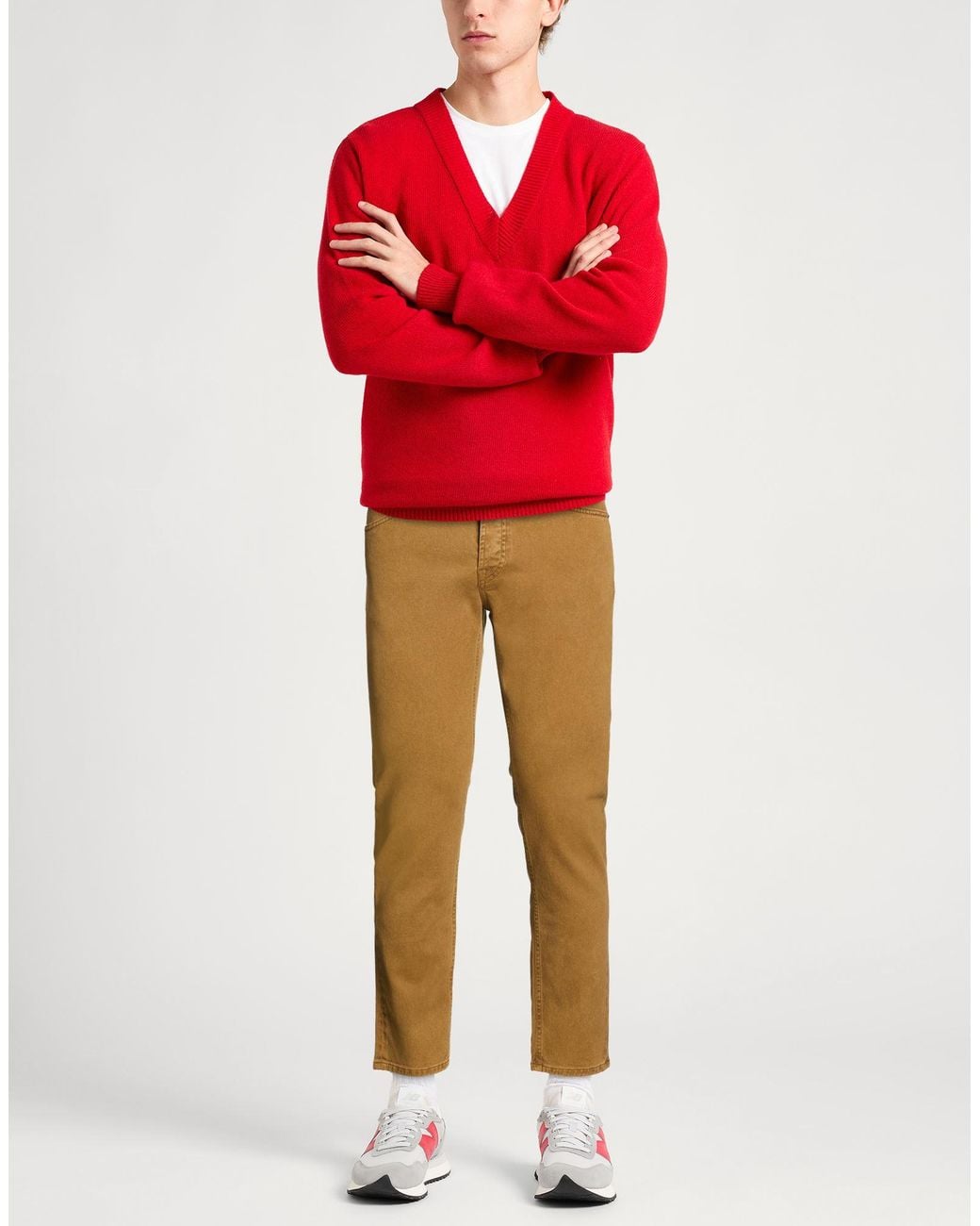 Michael Coal Natural Mustard Jeans Lyocell, Cotton, Elastane for men