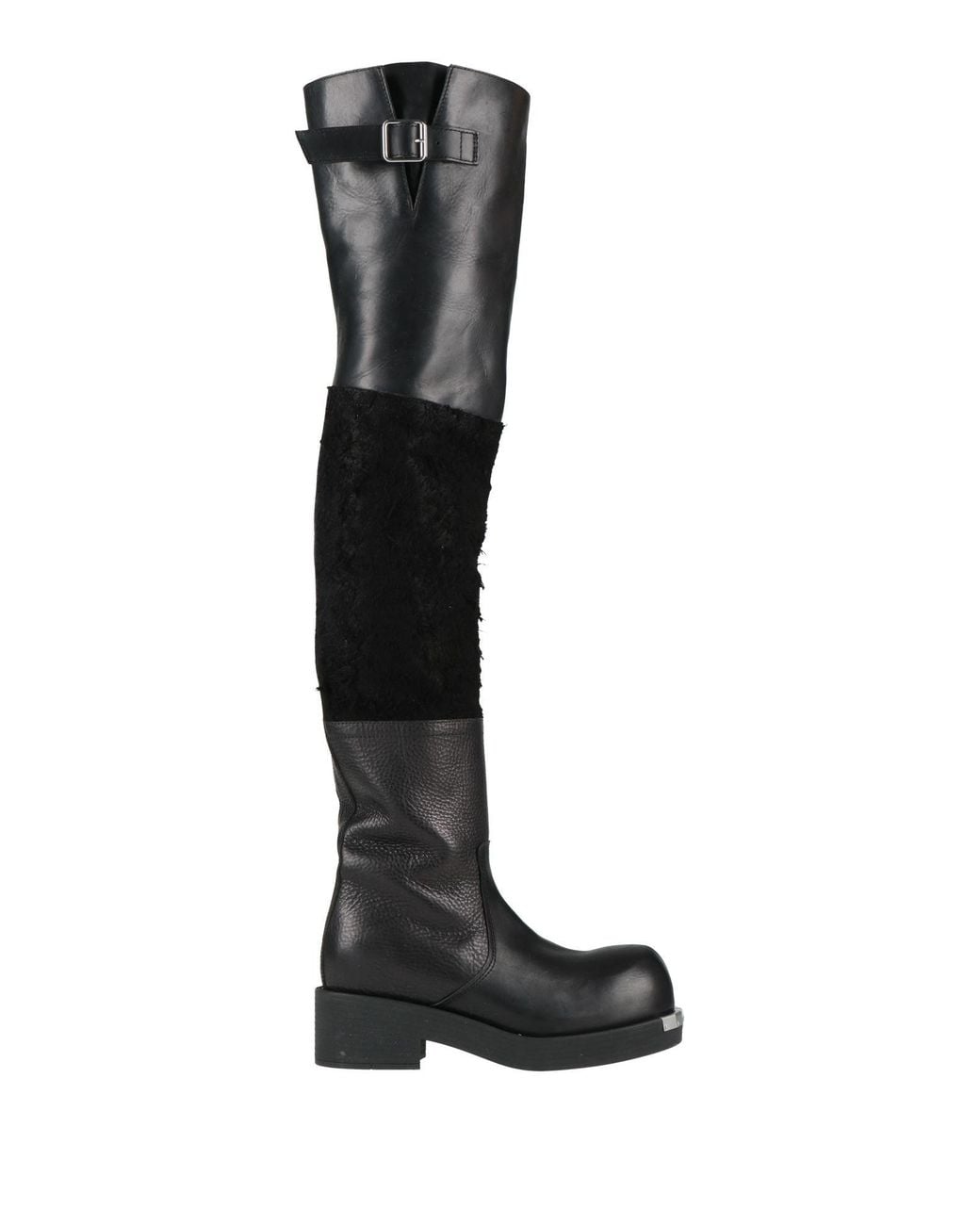 Maison Margiela Black Boot Leather