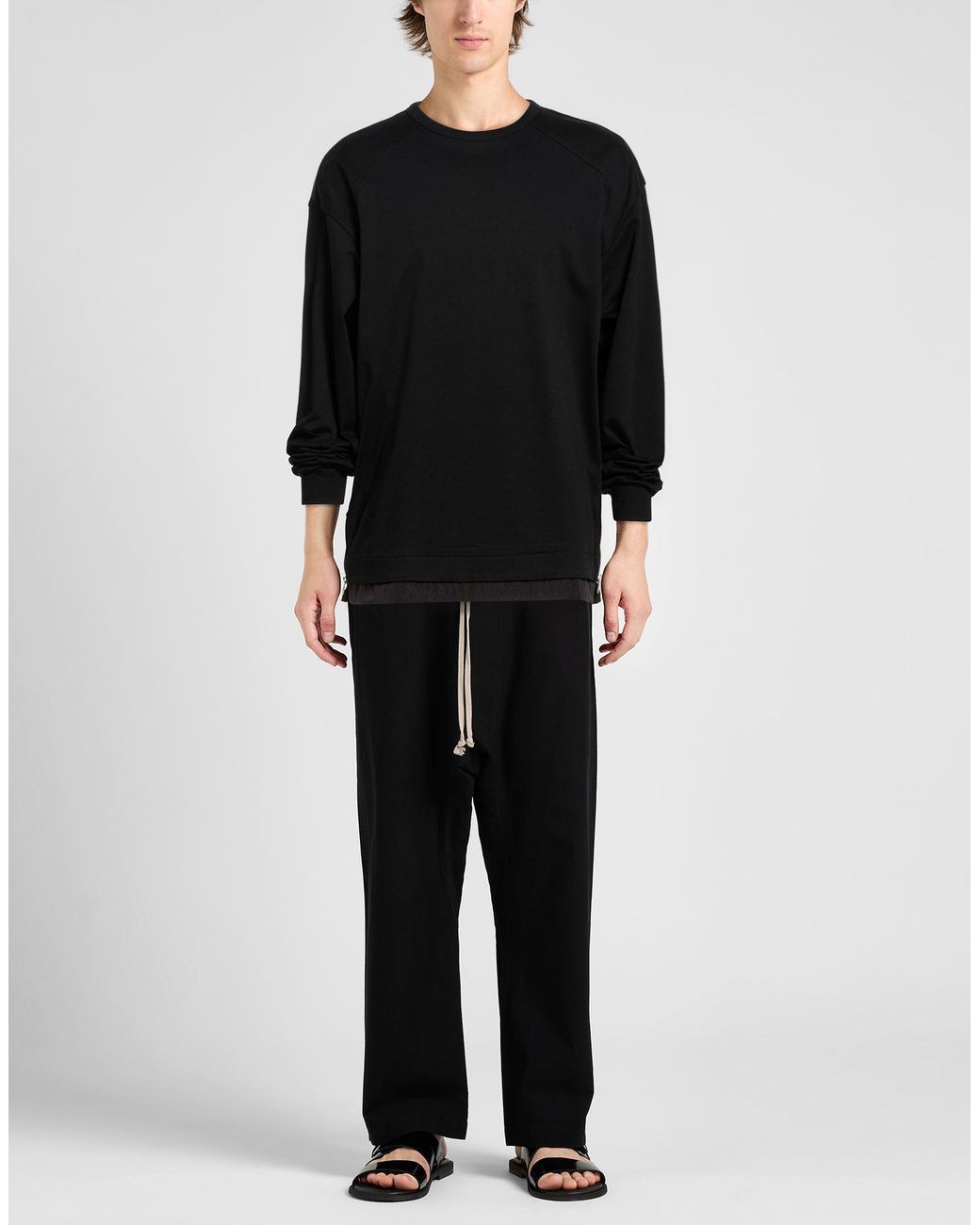 Juun.J Black T-Shirt Cotton for men