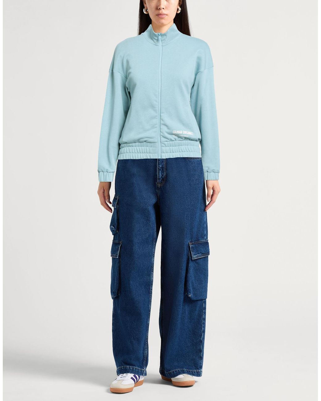 Colmar Blue Sweatshirt Cotton, Polyester