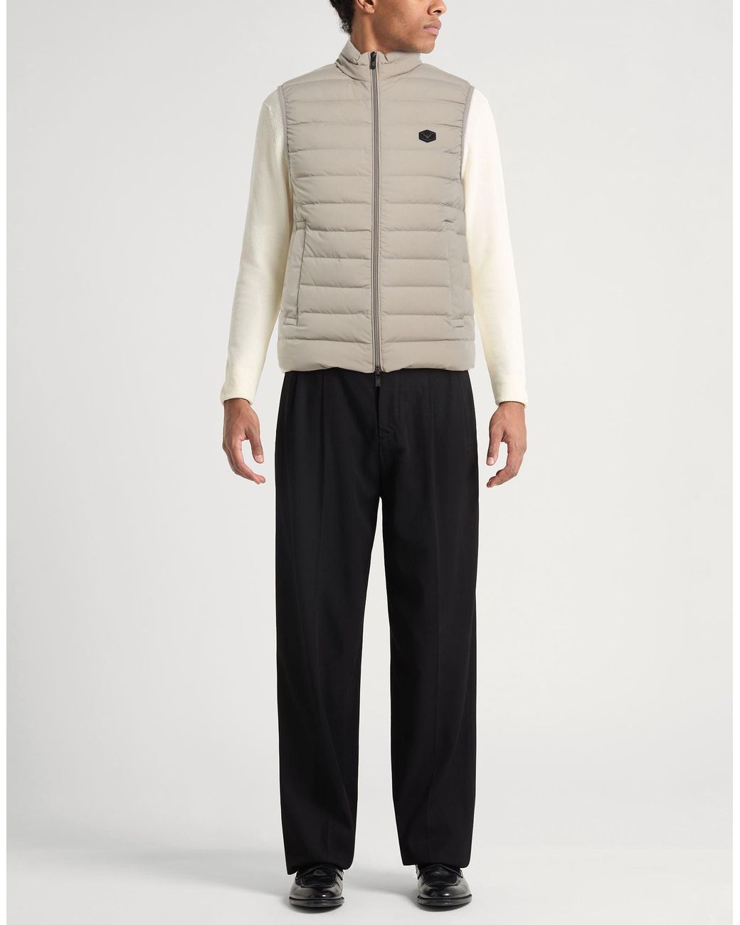 Chompa Sin Mangas Emporio Armani de hombre de color Gray