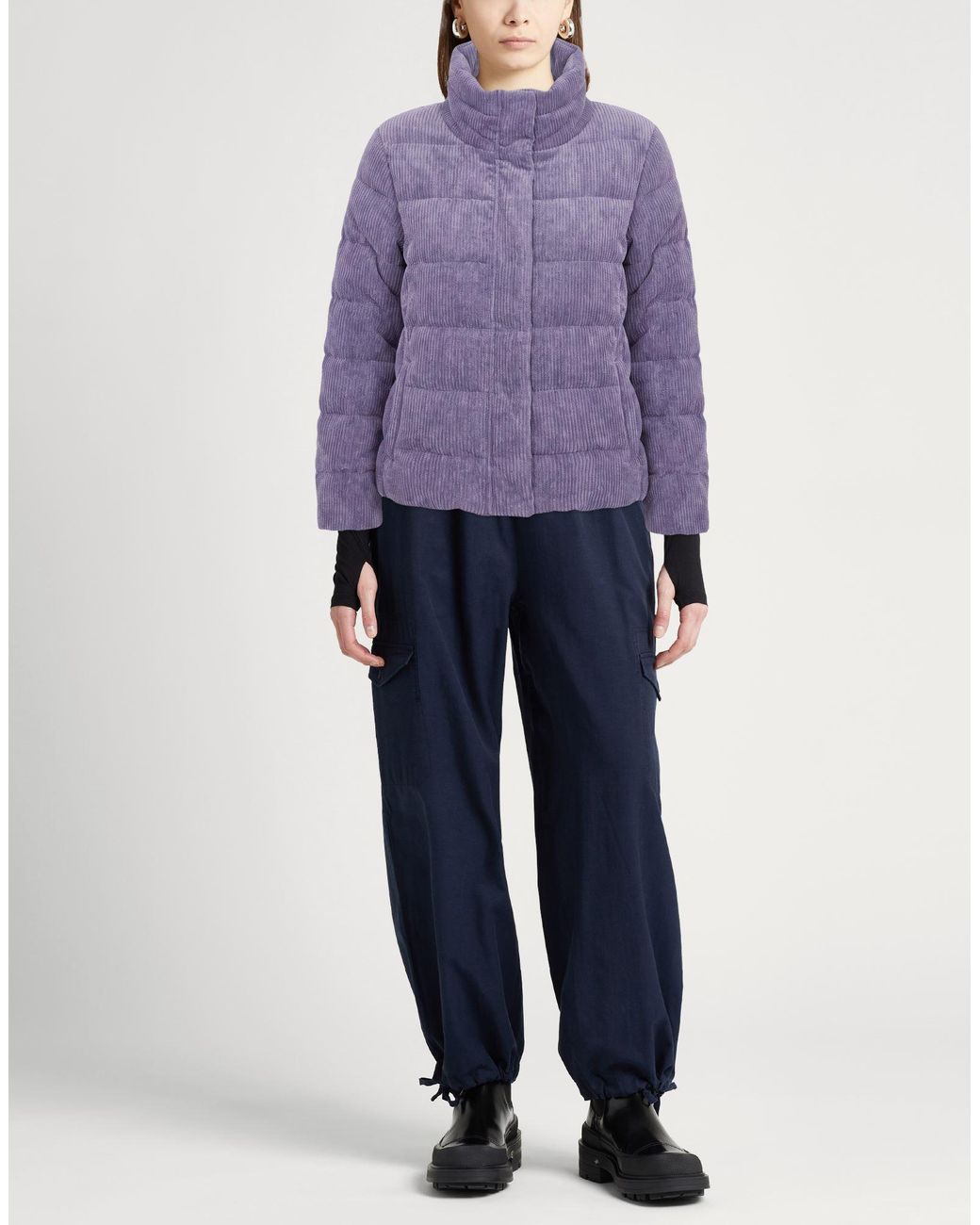 Herno Purple Puffer Polyester