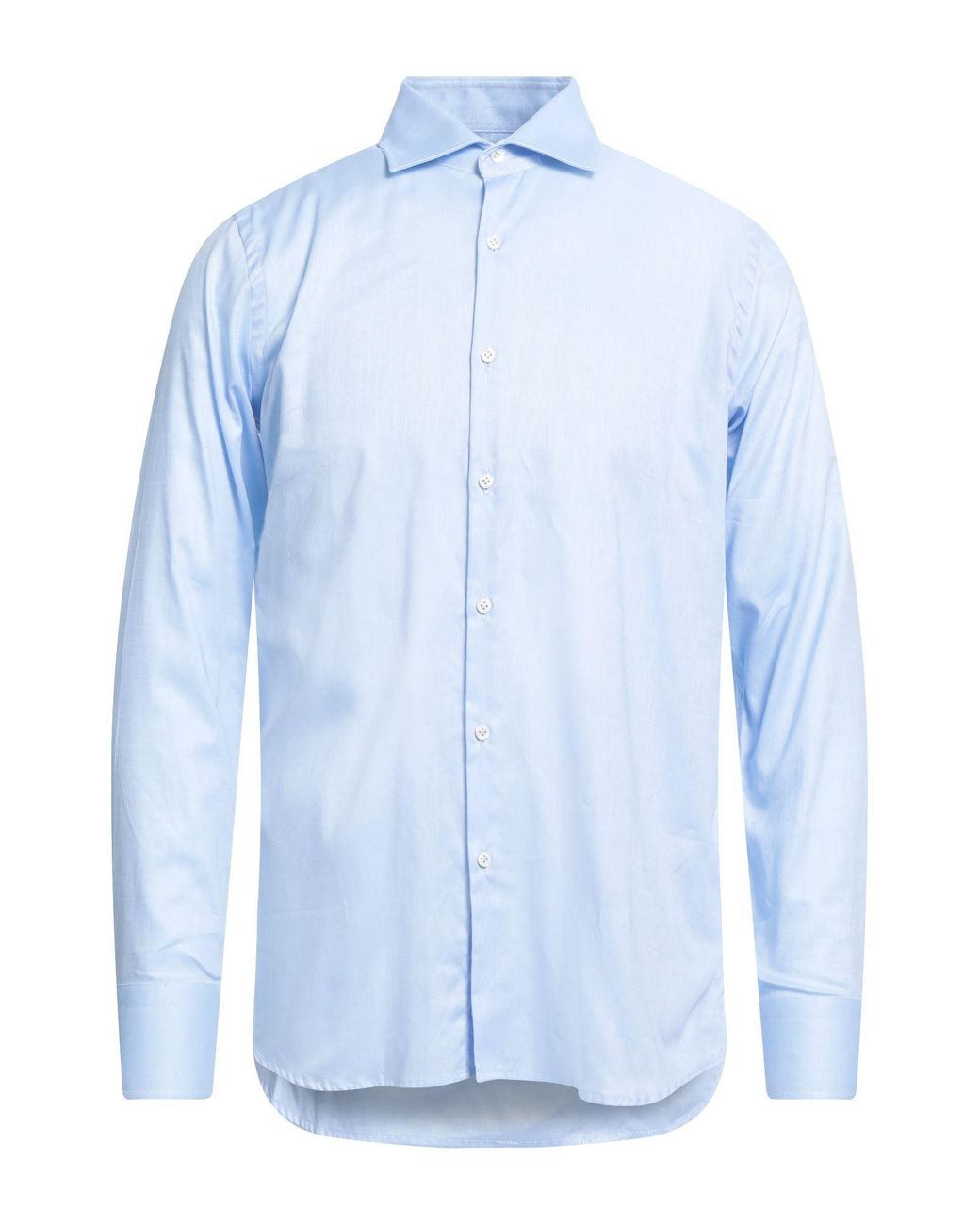 Bagutta Blue Light Shirt Cotton for men