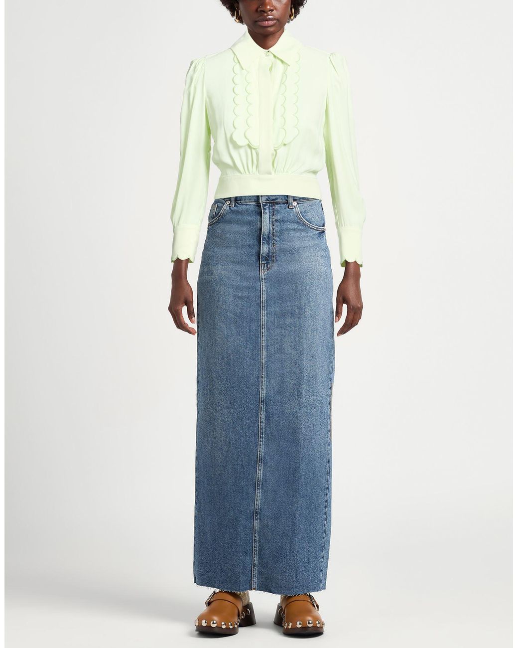 Elisabetta Franchi Green Light Top Viscose