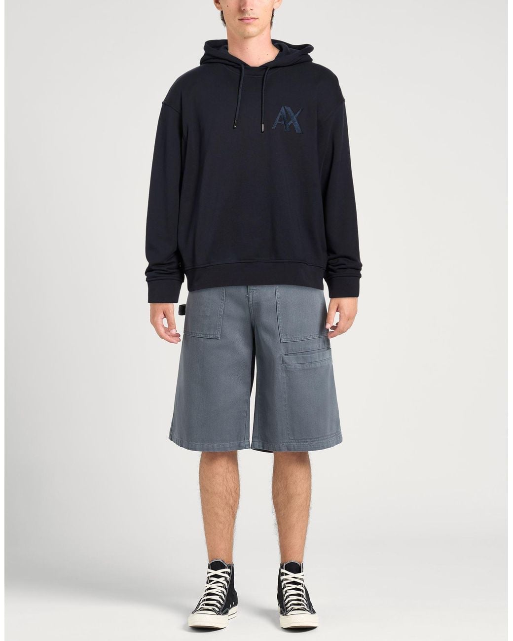 ARMANI EXCHANGE Blue Sweatshirt for men