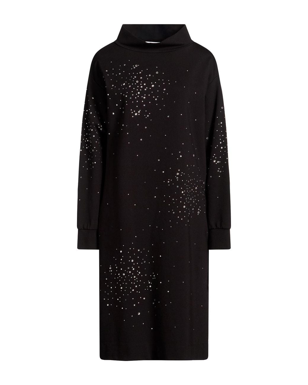 Clips More Black Midi Dress