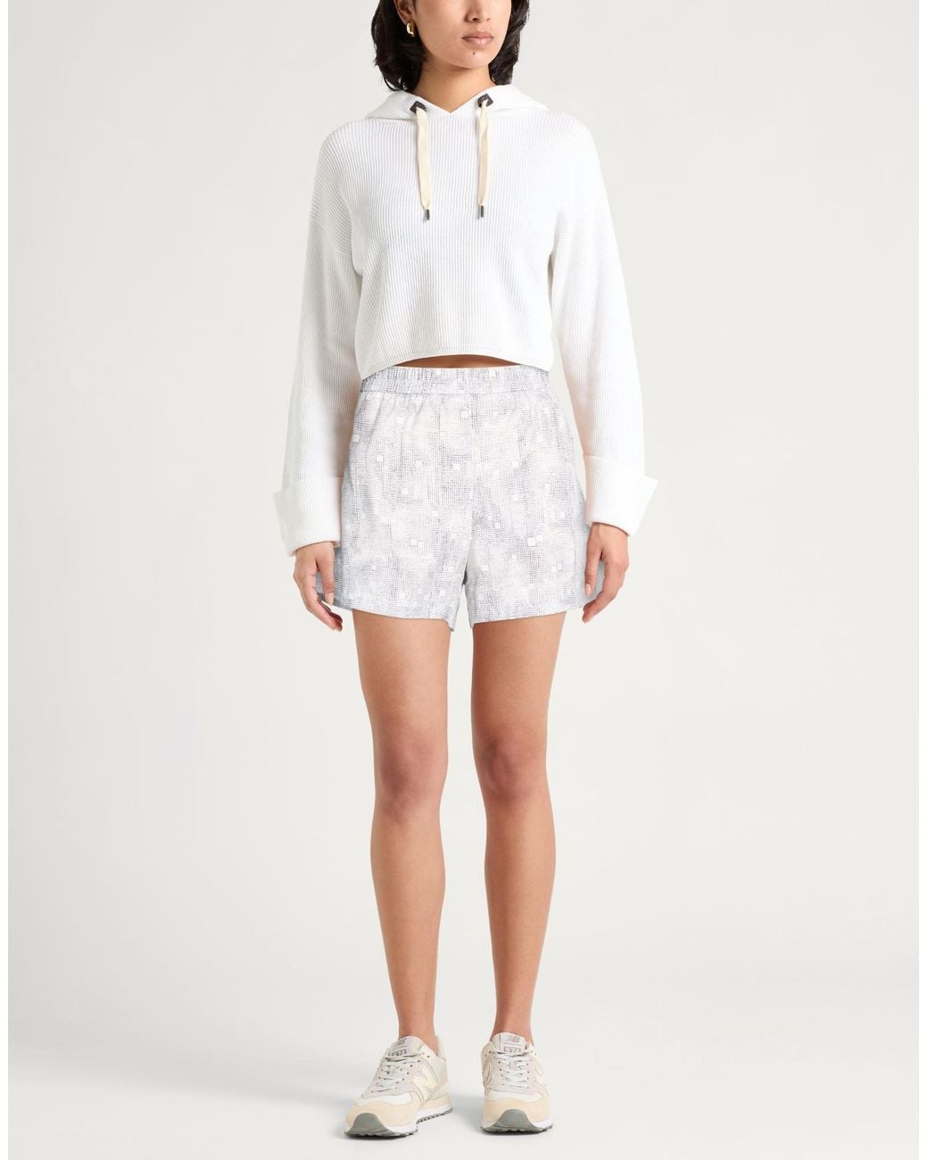 Peserico White Shorts & Bermuda Shorts