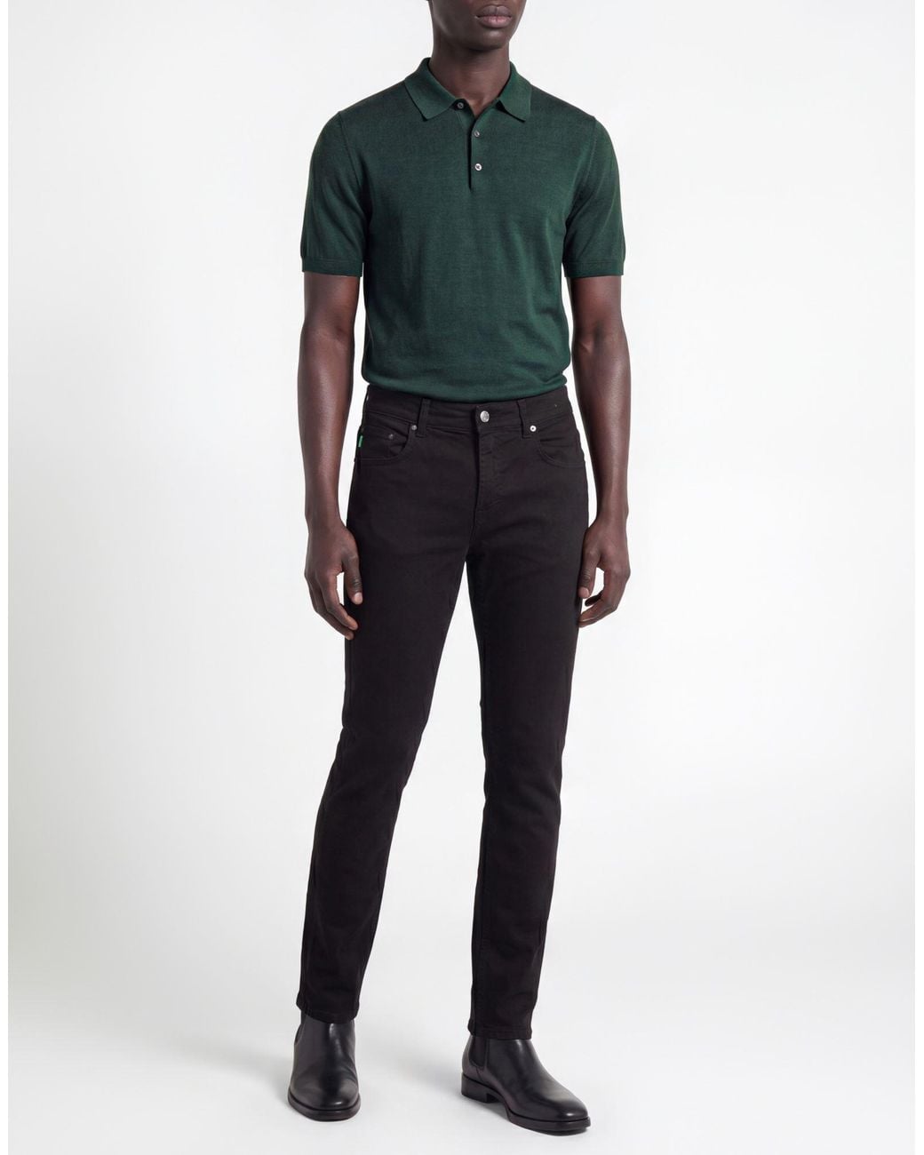 Department 5 Black Trouser for men