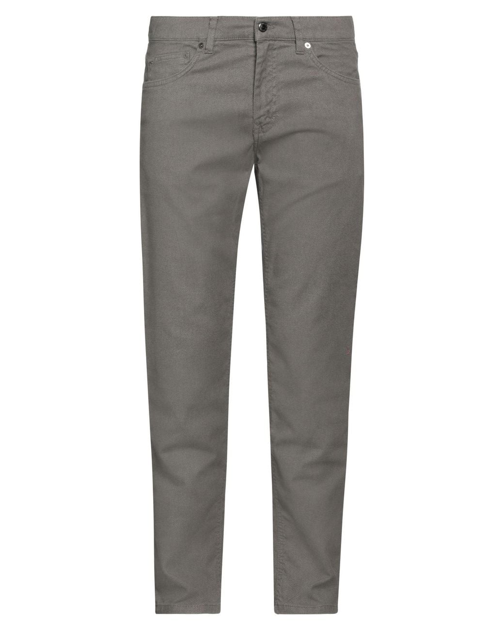 Harmont & Blaine Gray Taupe Pants Cotton, Polyester, Elastane for men