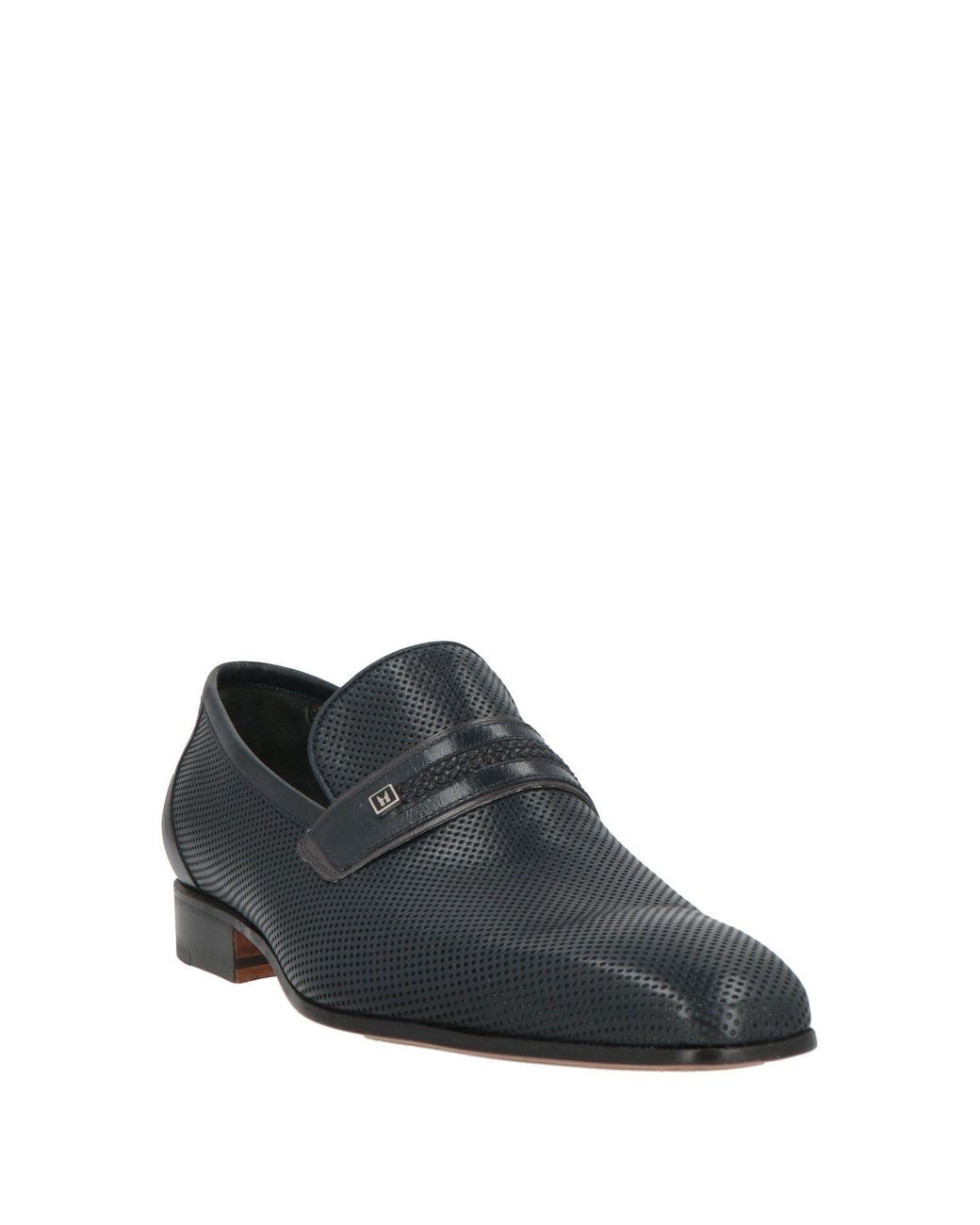Moreschi Blue Midnight Loafers Leather for men