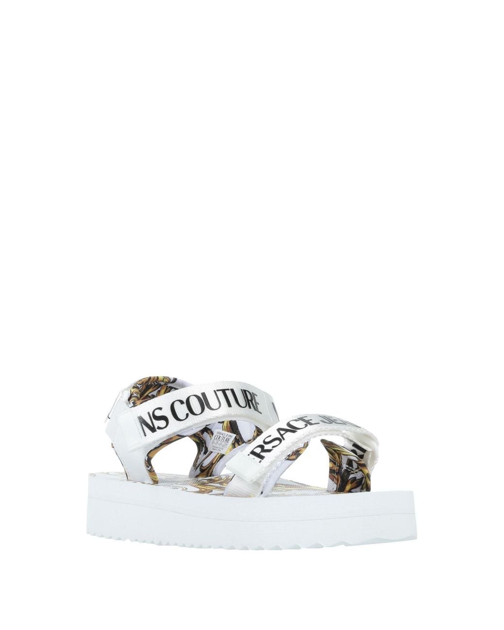Versace Jeans Couture White Sandals