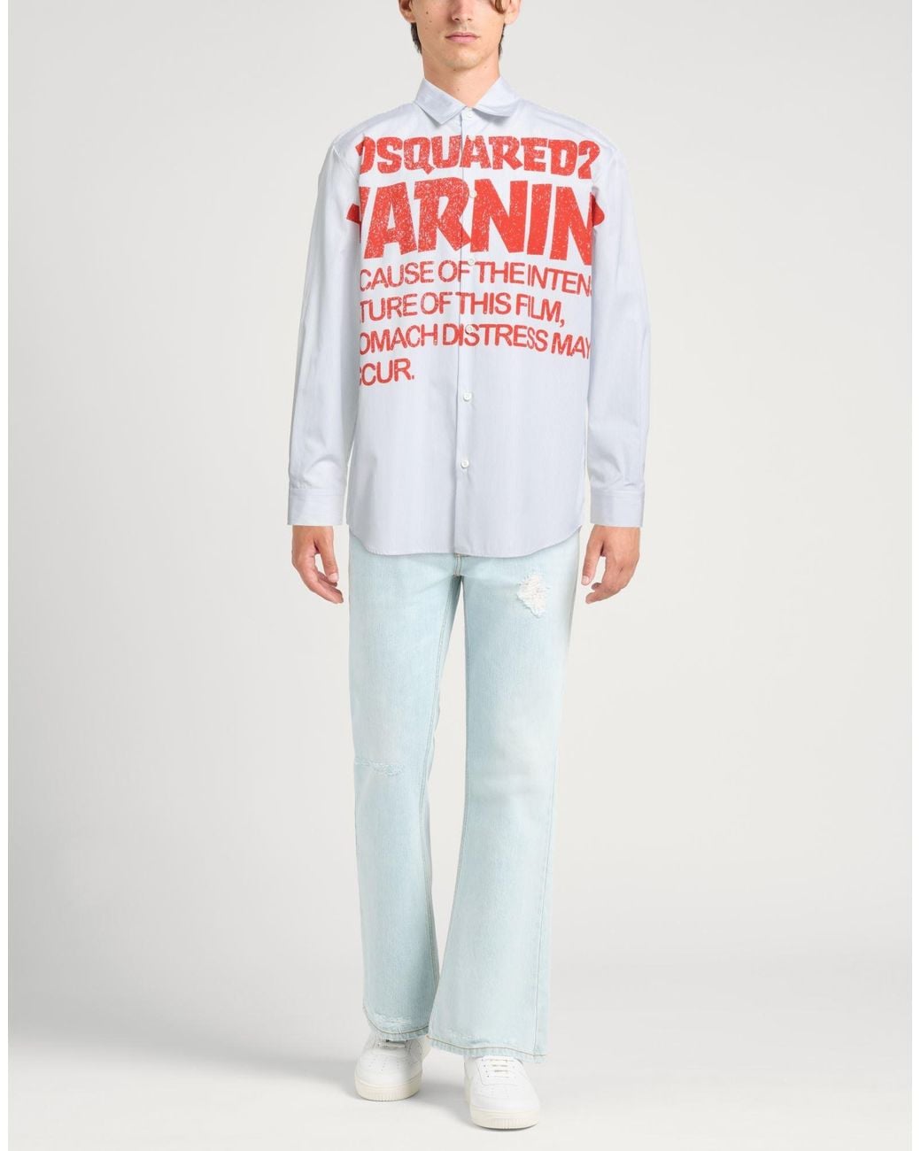 Chemise DSquared² pour homme en coloris White